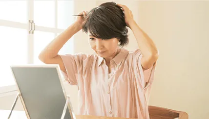 ヘアスタイルの画像