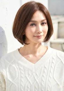 クール内巻きボブ