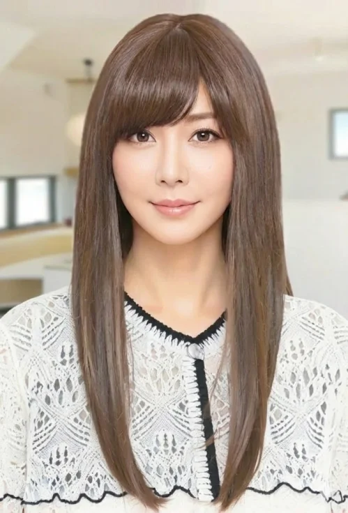 しっとりストレートロング