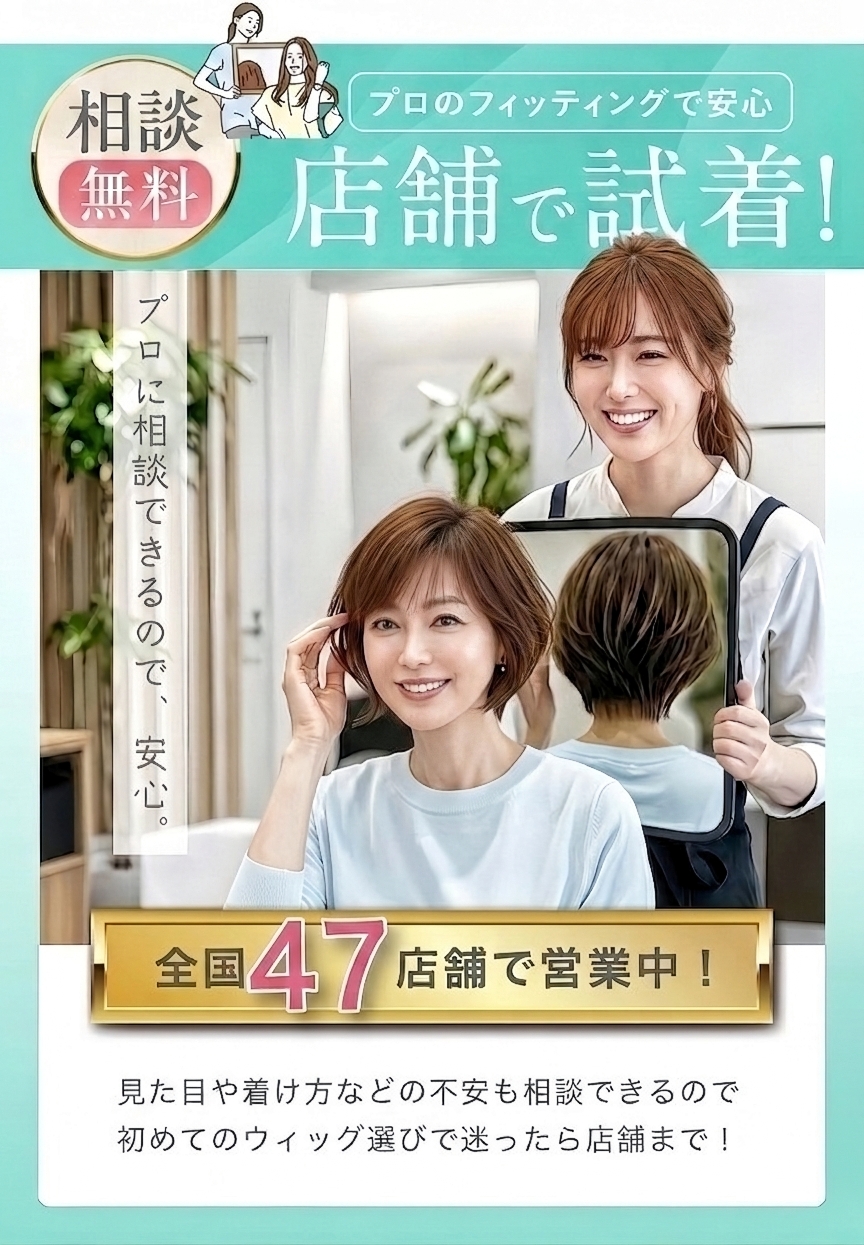 店舗で試着！