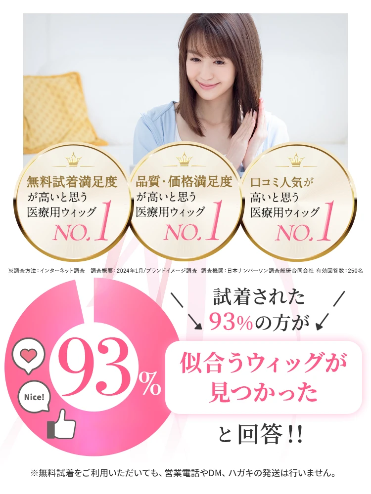 人毛100% フルウィッグ 医療用 ロングストレート ライトブラウン 60cm