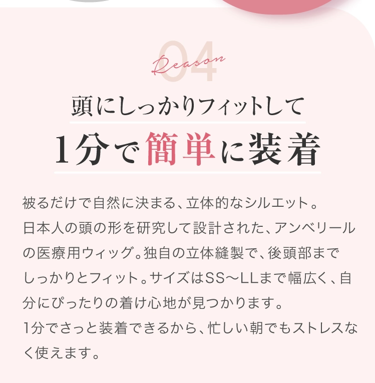 ぴったりフィット！