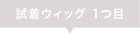 試着ウィッグ 1つ目